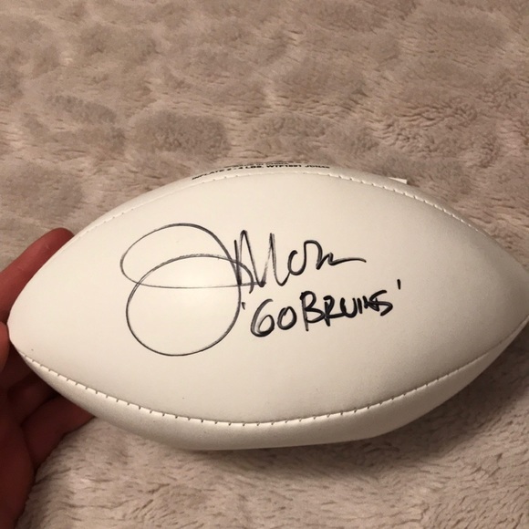 Jim mora signed NFL football - Picture 2 of 4
